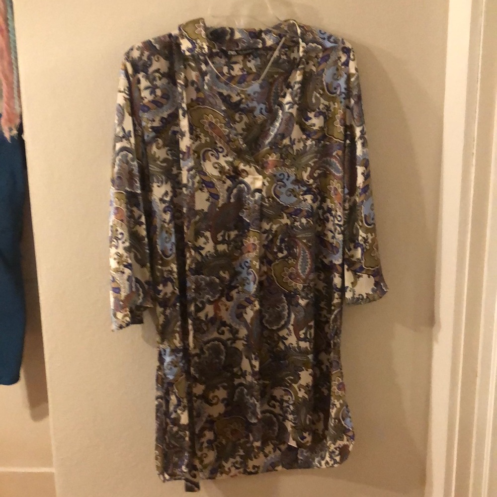 Zara multicolored tunic top
